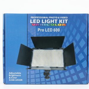 Pro LED 600 Variable Color Video Light Kit | Professional Studio Lighting for Photo & Video