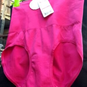 Pink High-Waisted Cotton Panties