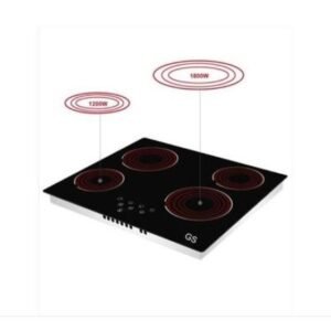 4-Burner Electric Ceramic Cooktop