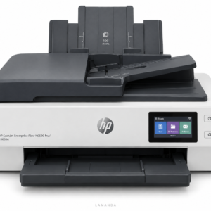 HP ScanJet Enterprise Flow N6600 fnw1 Network Flatbed Scanner – 50 ppm, 100-Sheet Duplex ADF, Ethernet & Dual-Band Wi-Fi (20G08A)