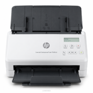 HP ScanJet Enterprise Flow 7000 s3 High-Speed Duplex Document Scanner – 75 ppm, 80-Sheet ADF & USB 3.0 (L2757A)