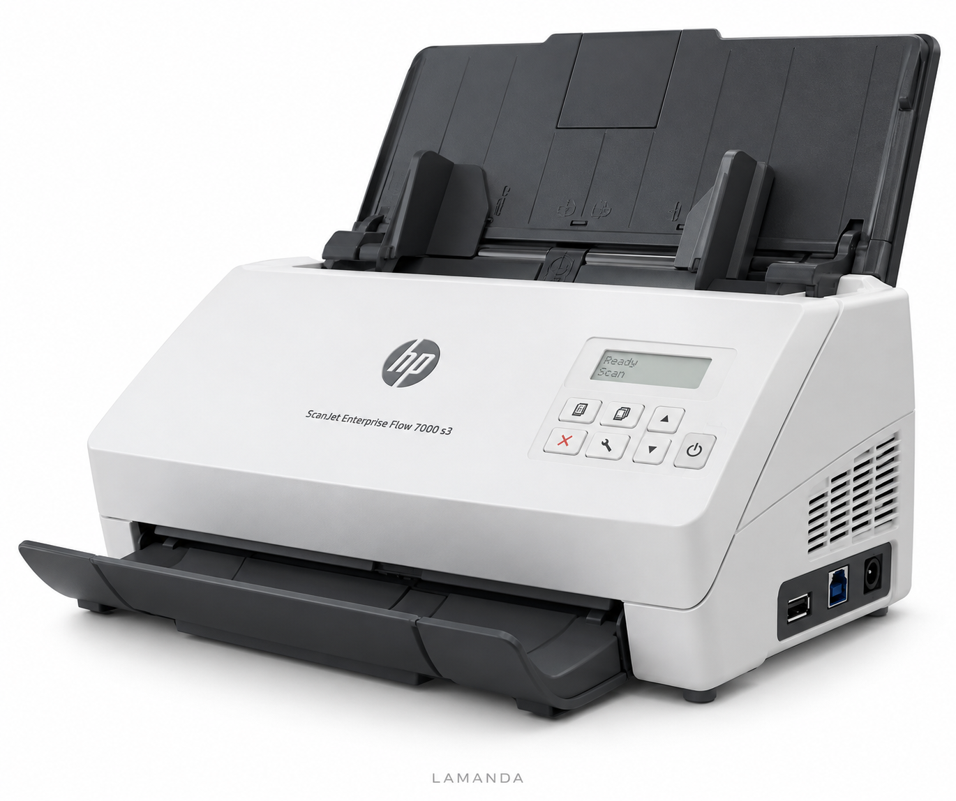HP ScanJet Enterprise Flow 7000 s3 High-Speed Duplex Document Scanner – 75 ppm, 80-Sheet ADF & USB 3.0 (L2757A) - Image 5