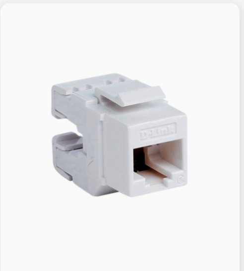 D-Link Cat6 UTP Keystone Jack – White