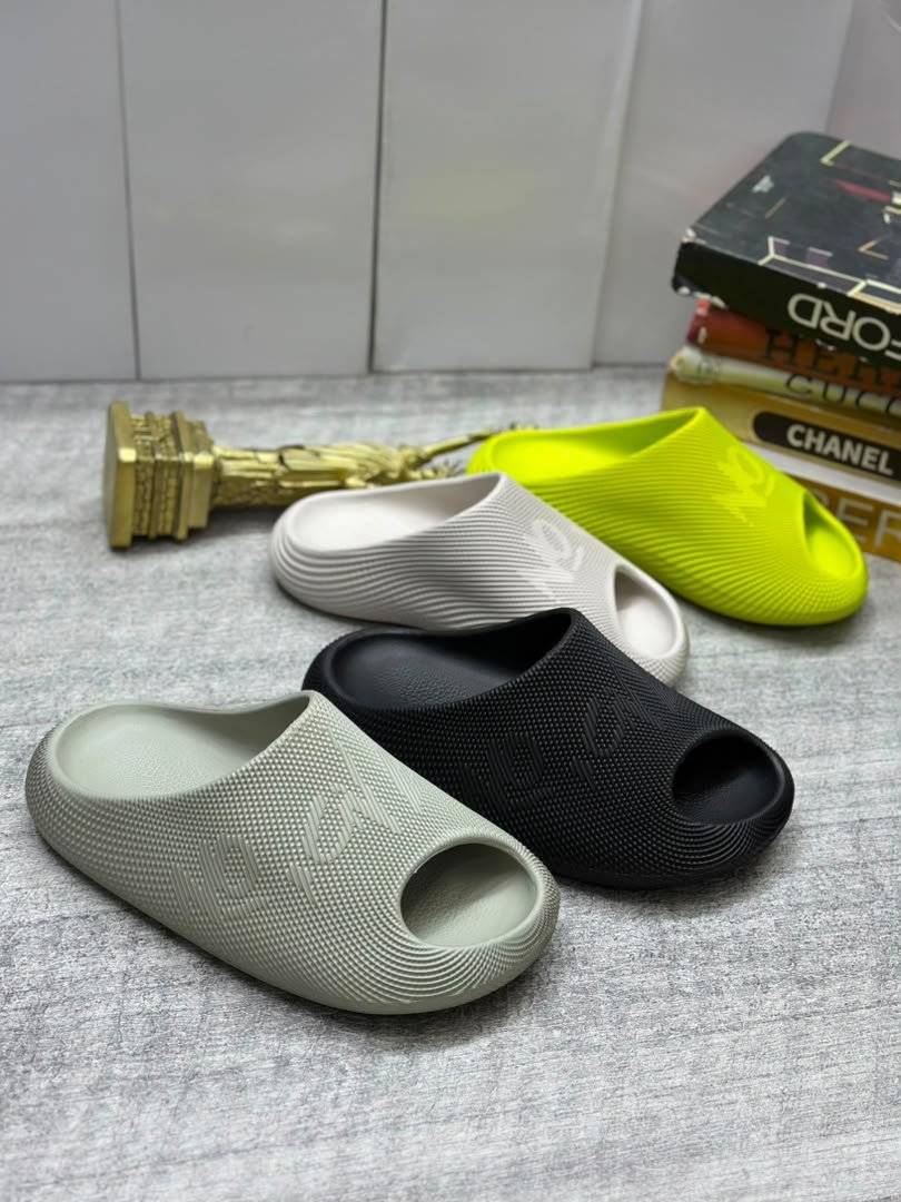 Embossed Texture Foam Slides in Assorted Colors