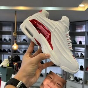 Nike Air Max Plus Drift White & Metallic Red Sneakers