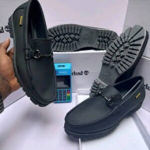 Timberland Lug-Sole Leather Slip-On Loafers