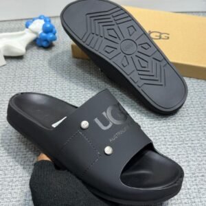 UGG Studded Slide Sandals in Classic Black