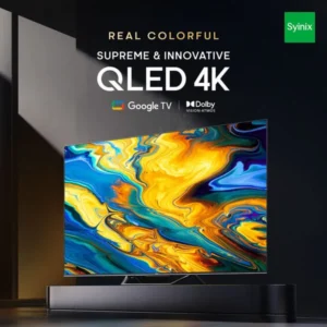 SYINIX Q61 QLED 4K Google TV – Frameless Smart TV with Dolby Vision & Atmos